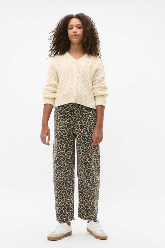 Cable Knit Cardigan  Rich Cream  hi-res