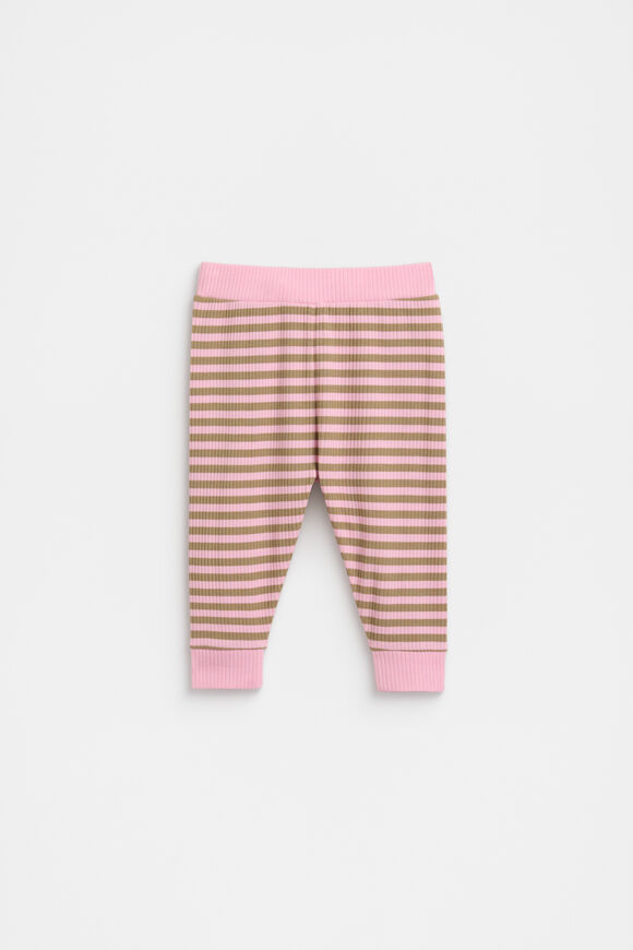 Stripe Legging  Petal Pink Stripe Legging  Petal Pink  hi-res