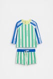 Stripe Logo Swim Set  Cool Green  hi-res