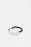 Curved Hair Tie  Silver  hi-res