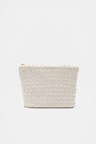 Woven Textured Pouch  Oat  hi-res