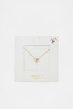 Initial Jewel Bubble Necklace  F  hi-res