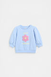 Floral Sweat  Luna Blue  hi-res