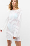 Cotton Mesh Cover Up  Whisper White Cotton Mesh Cover Up  Whisper White  hi-res