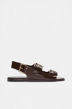 Iris Triple Buckle Sandal  Dark Espresso  hi-res