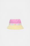 Colourblock Bucket Hat  Pink Multi  hi-res