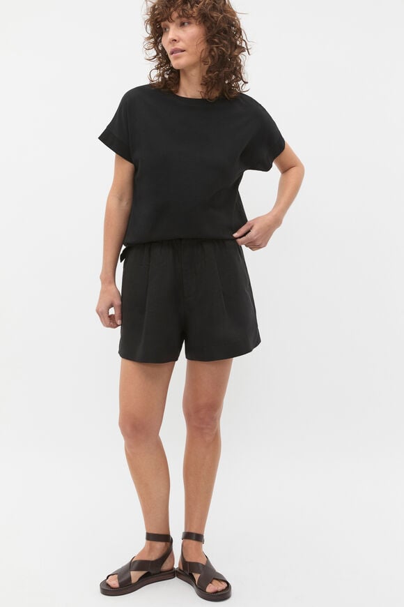 Core Longline Tee  Black Core Longline Tee  Black  hi-res