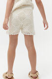 Flower Crochet Short  Milk  hi-res