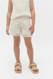 Flower Crochet Short  Milk  hi-res