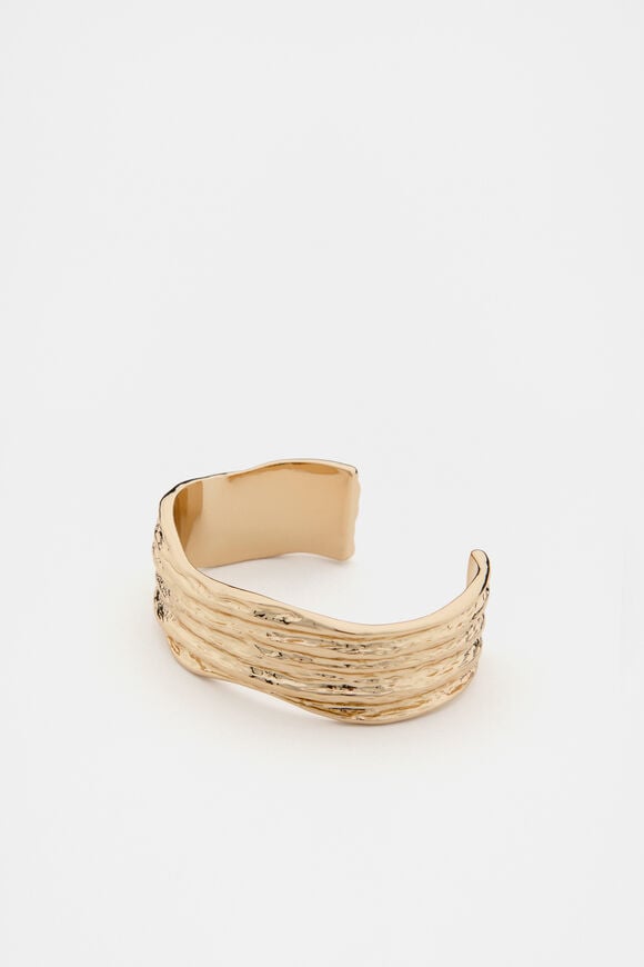 Crumpled Cuff  Gold  hi-res
