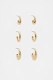 Sculptural Twist Ear Pack  Gold  hi-res