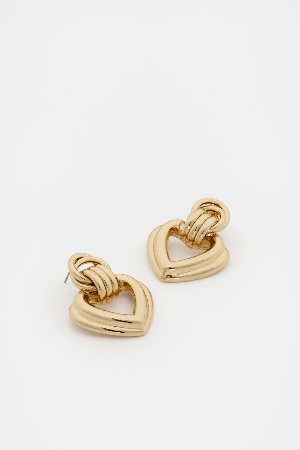 Heart Loop Earring  Gold