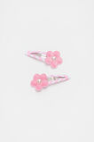 Velvet Flower Pearl Snaps  Candy Pink  hi-res