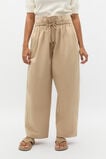 Double Waist Cotton Pant  Iced Latte  hi-res
