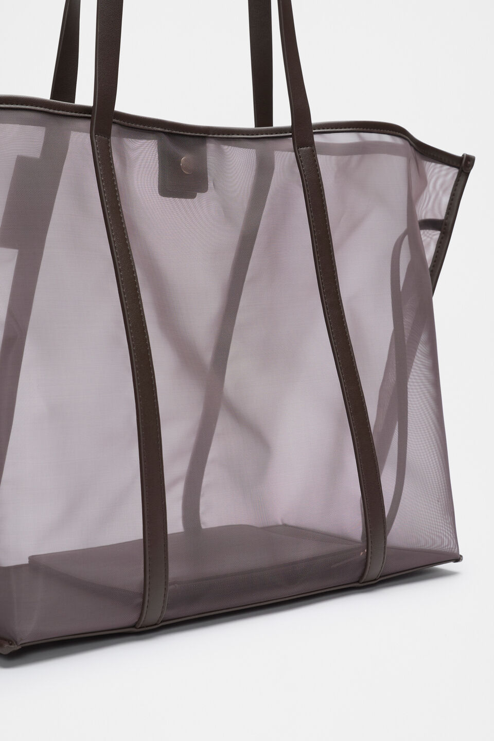 Mesh Tote  Chocolate
