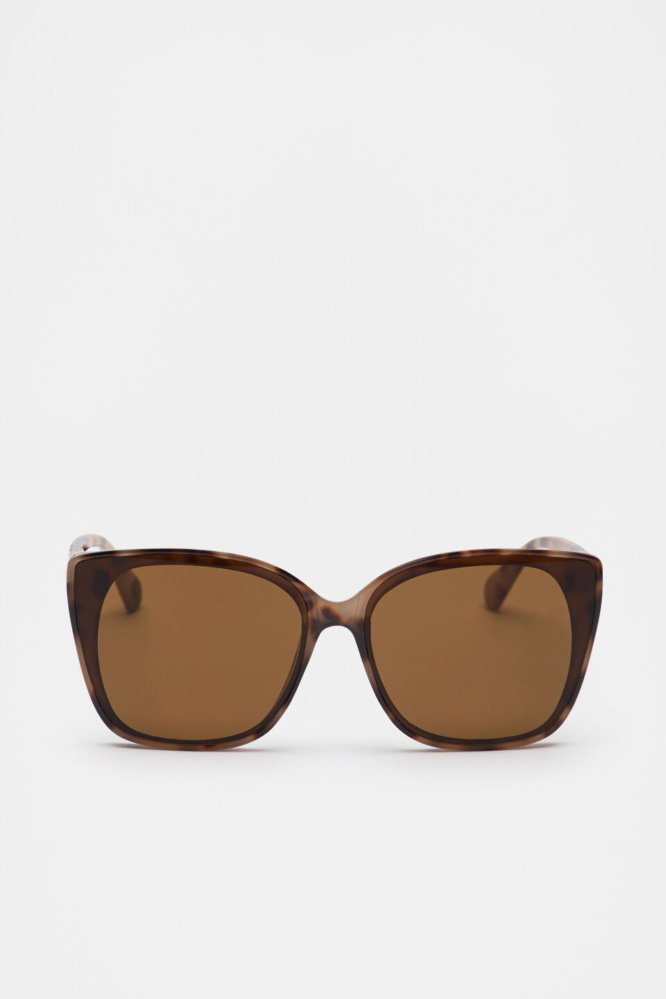 Hannah D Frame Sunglasses  Milky Tort