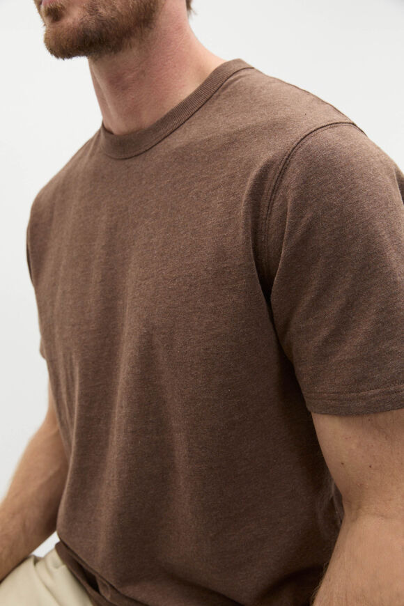 Crew Tee  Cocoa Marle Crew Tee  Cocoa Marle  hi-res