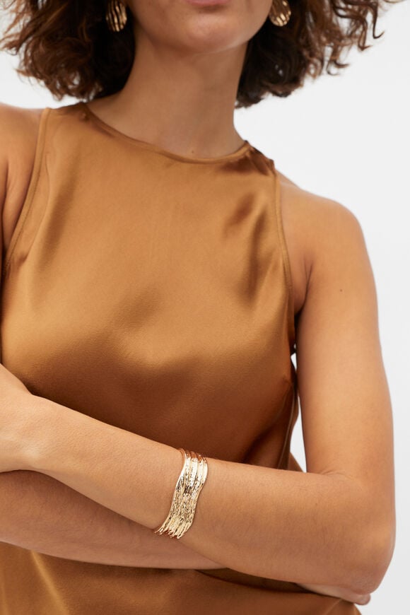 Crumpled Cuff  Gold  hi-res