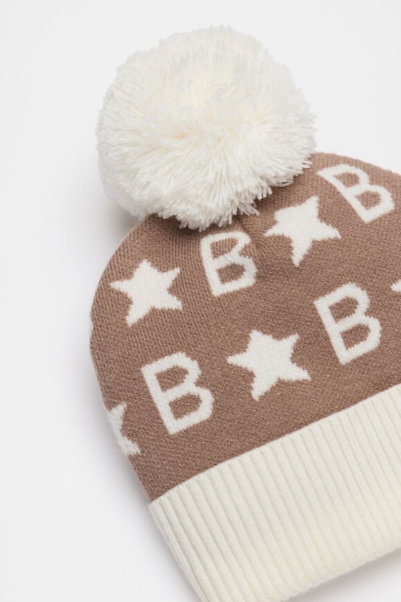 Star Initial Beanie  B  hi-res