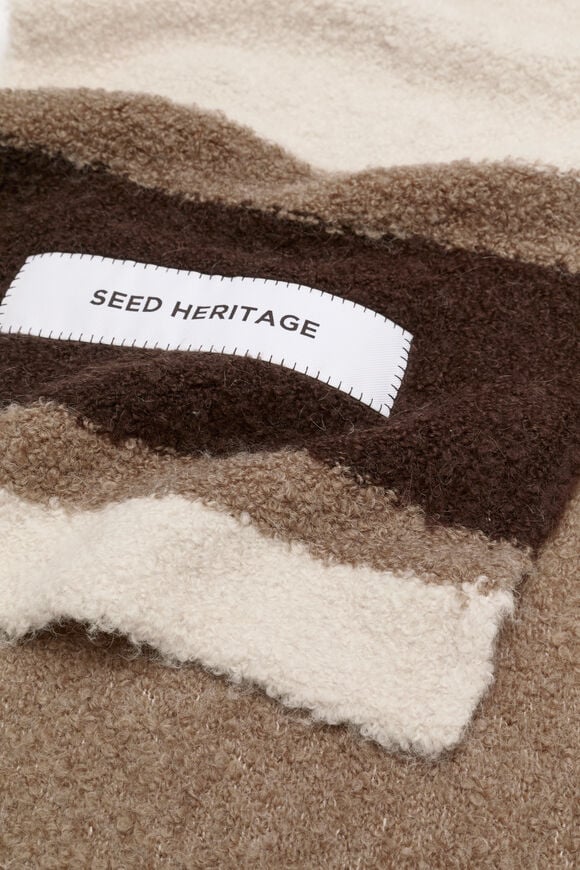 Colour Block Scarf  Cookie Multi Colour Block Scarf  Cookie Multi  hi-res