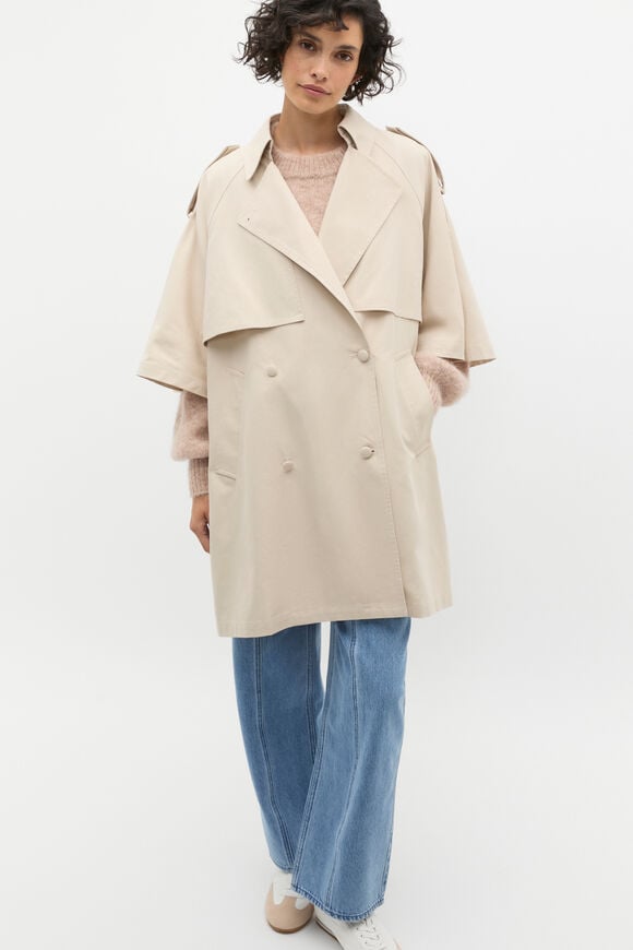 Trench Cape  Oat Trench Cape  Oat  hi-res