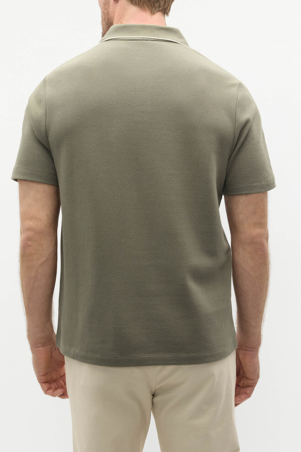 Pocket Polo Shirt  Vintage Khaki