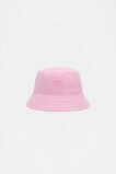 Pink Mini Stripe Bucket Hat  Candy Pink  hi-res