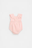 Spot Frill Romper  Pretty Pink  hi-res