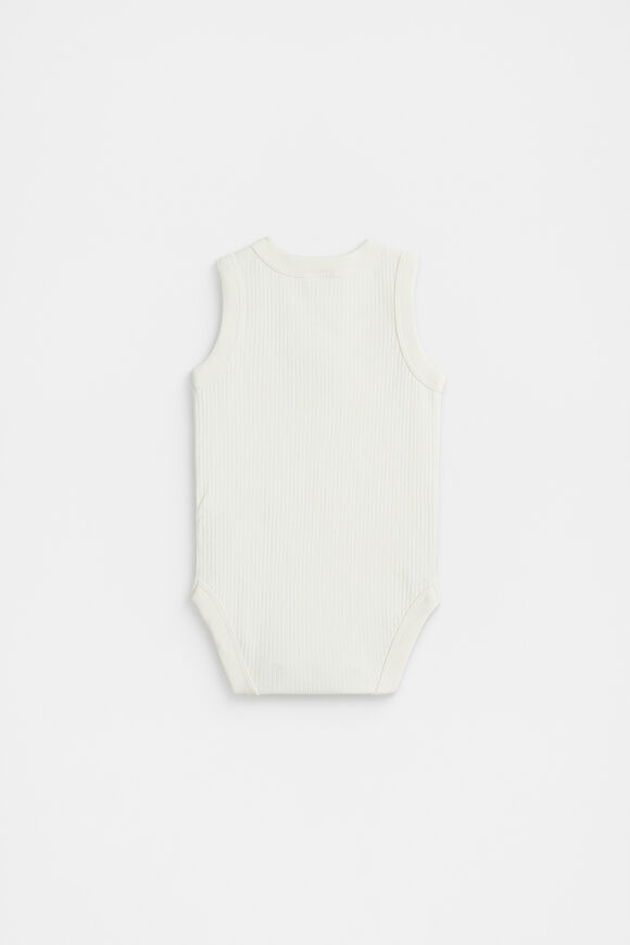Logo Tank Bodysuit  Classic Cream Logo Tank Bodysuit  Classic Cream  hi-res
