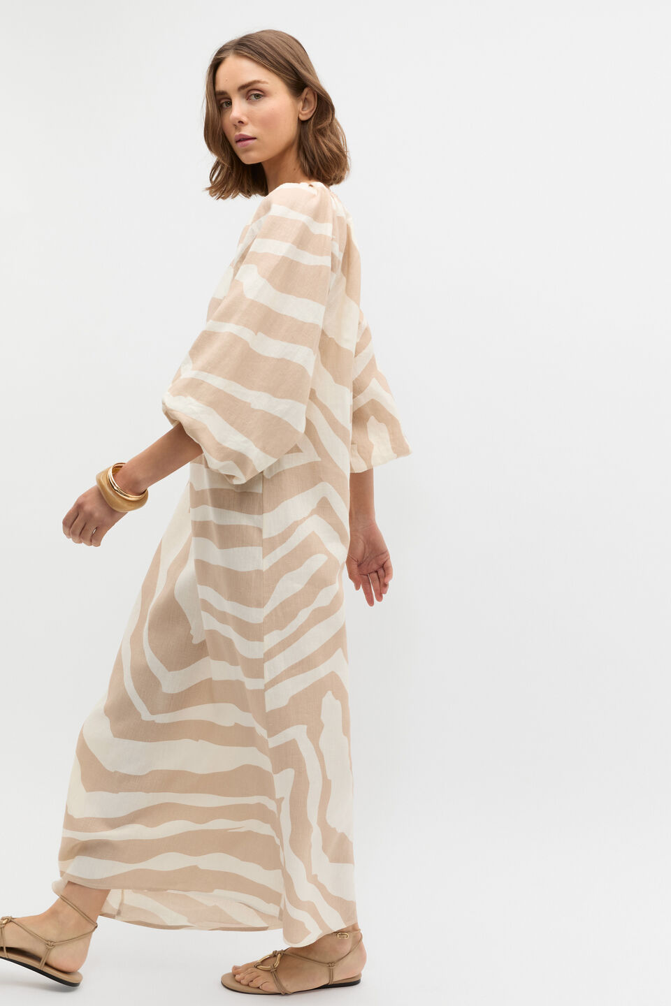 Abstract Animal Maxi Dress  Abstract Animal