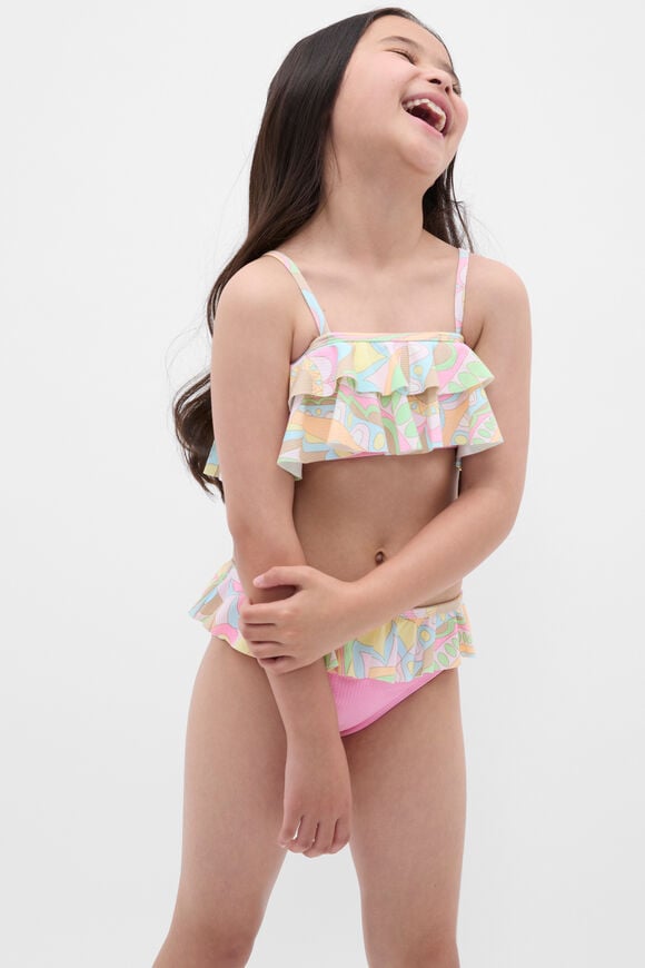Paisley Ruffle Bikini  Multi Paisley Ruffle Bikini  Multi  hi-res