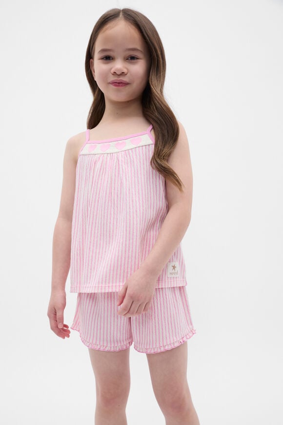 Stripe Cami Pyjama  Candy Pink Stripe Cami Pyjama  Candy Pink  hi-res