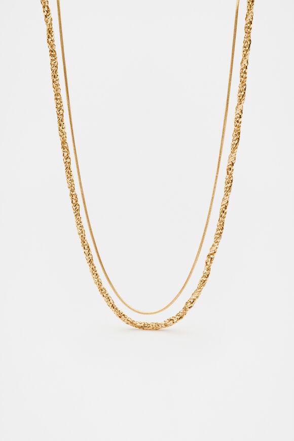 Rope Chain Necklace Set  Gold Rope Chain Necklace Set  Gold  hi-res