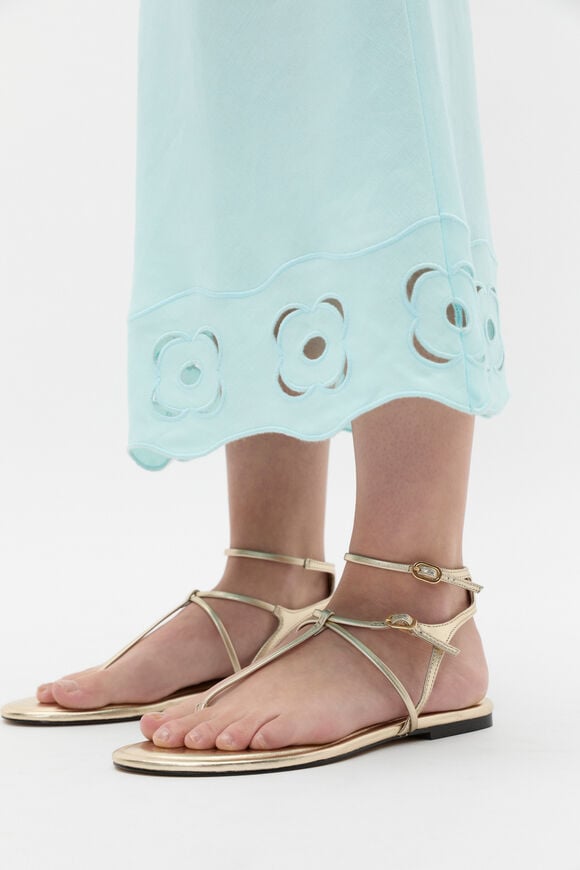 Jamie T Bar Sandal  Pale Gold Jamie T Bar Sandal  Pale Gold  hi-res