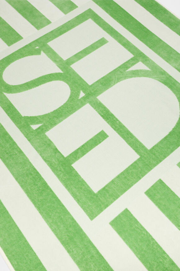 Resort Logo Beach Towel  Green Apple  hi-res