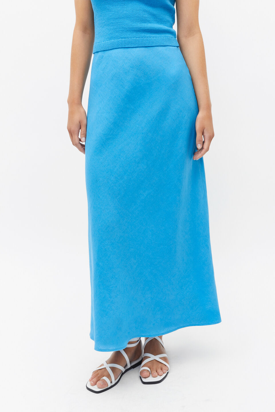 Core Linen Skirt  Amalfi