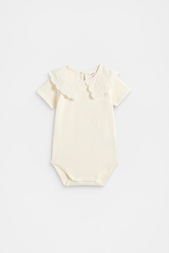 Broderie Bodysuit  Milk Broderie Bodysuit  Milk  hi-res