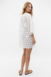 Lace Beach Cover Up  White  hi-res