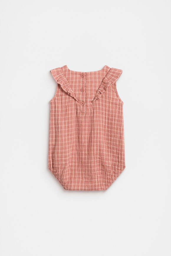 Apple Frill Romper  Desert Rose Apple Frill Romper  Desert Rose  hi-res