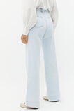 Denim Wide Leg Rigid Jean  Stone Blue Wash  hi-res