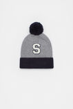 Colourblock Initial Beanie  S  hi-res