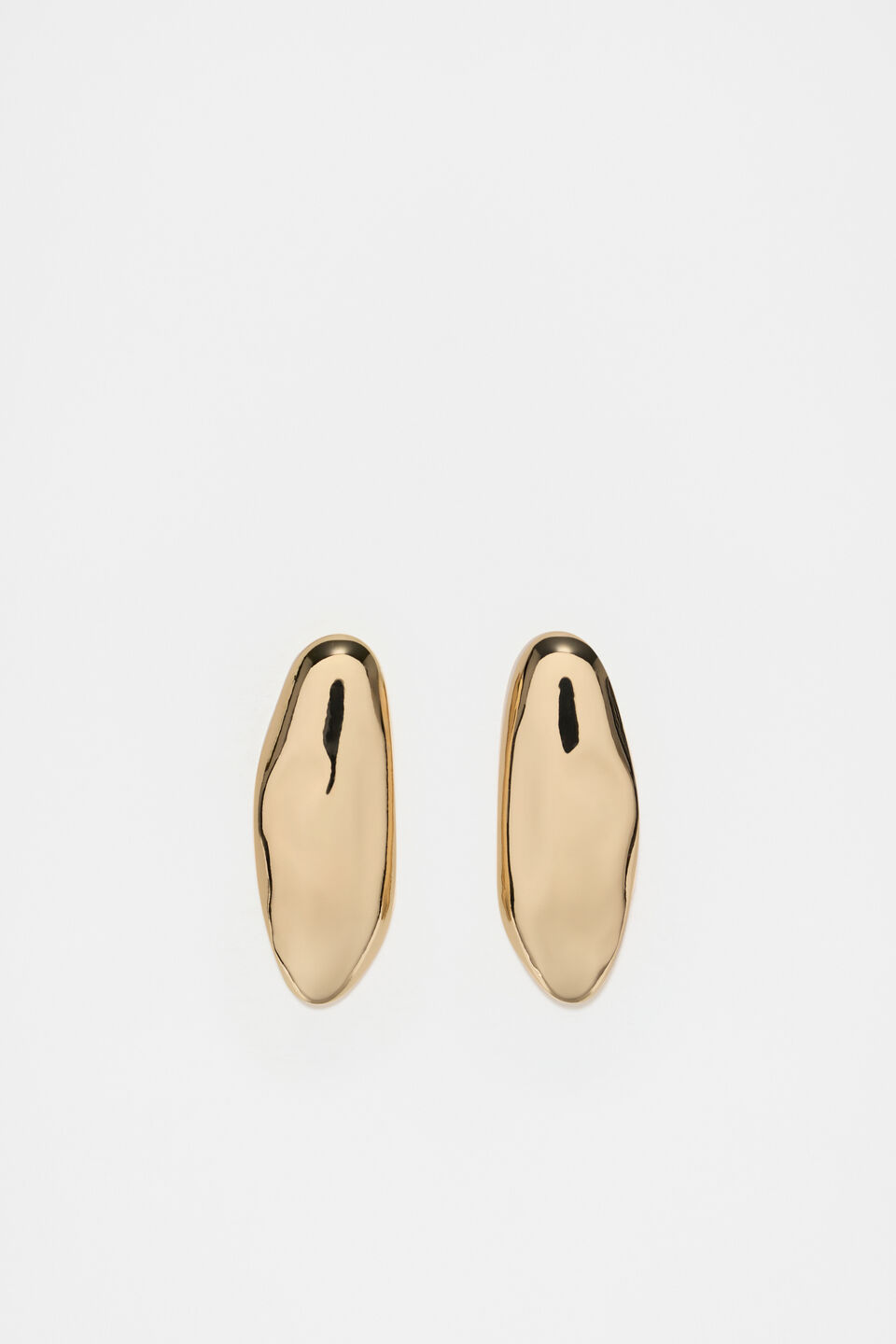 Molten Statement Earring  Gold