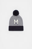 Colourblock Initial Beanie  M  hi-res