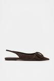 Ren Circle Buckle Slingback  Dark Espresso Suede  hi-res
