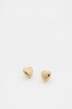 Heart Stud Earring  Gold  hi-res