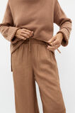 Textured Satin Pant  Amaretto  hi-res
