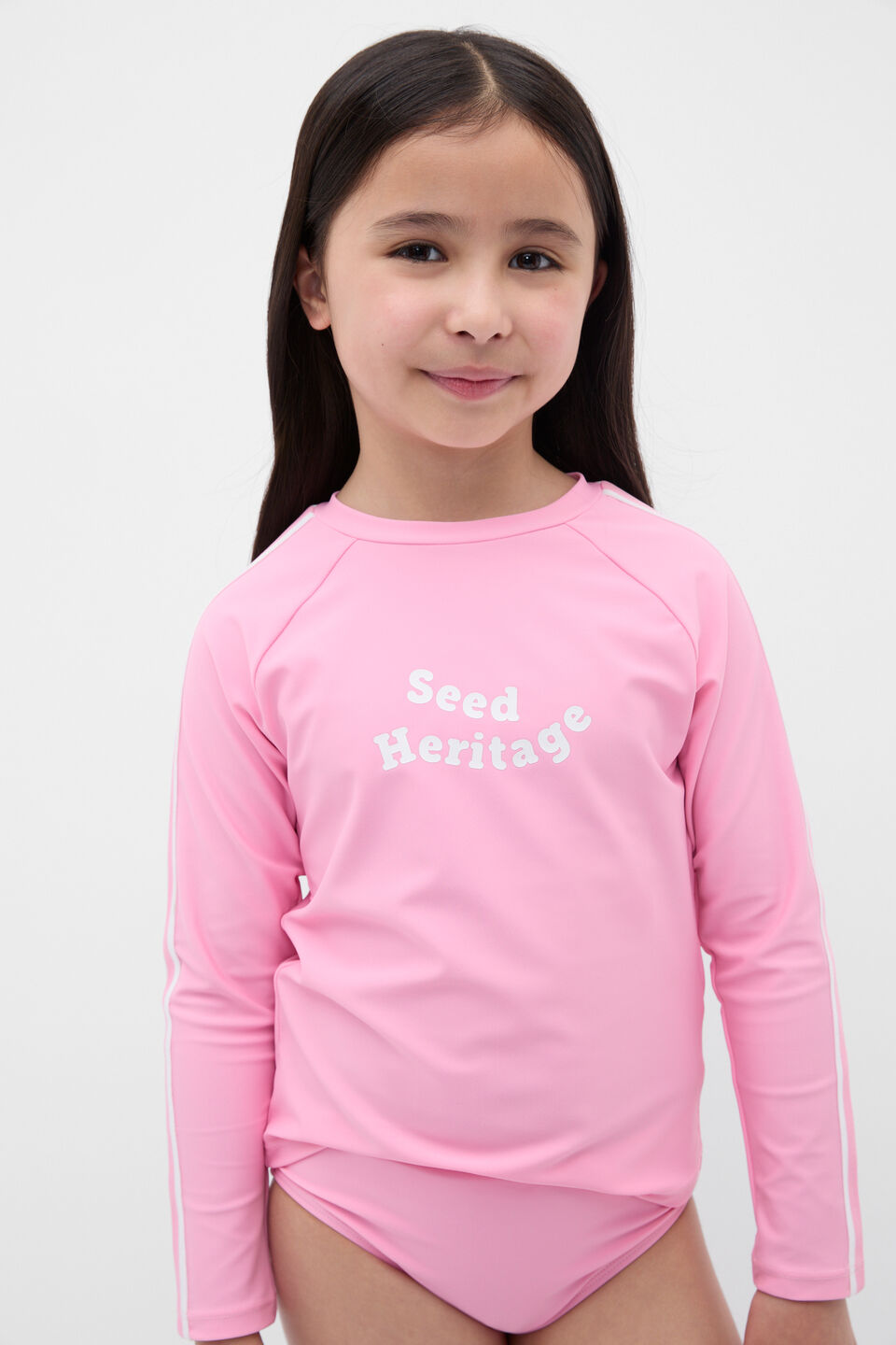 Logo Rashsuit Set  Candy Pink