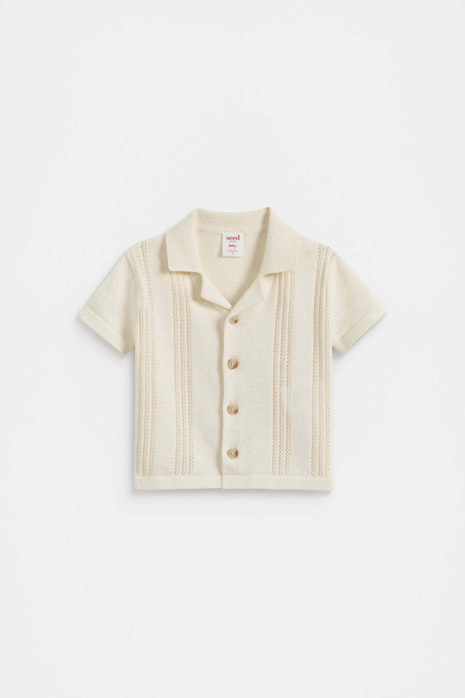 Knit Shirt  Milk
