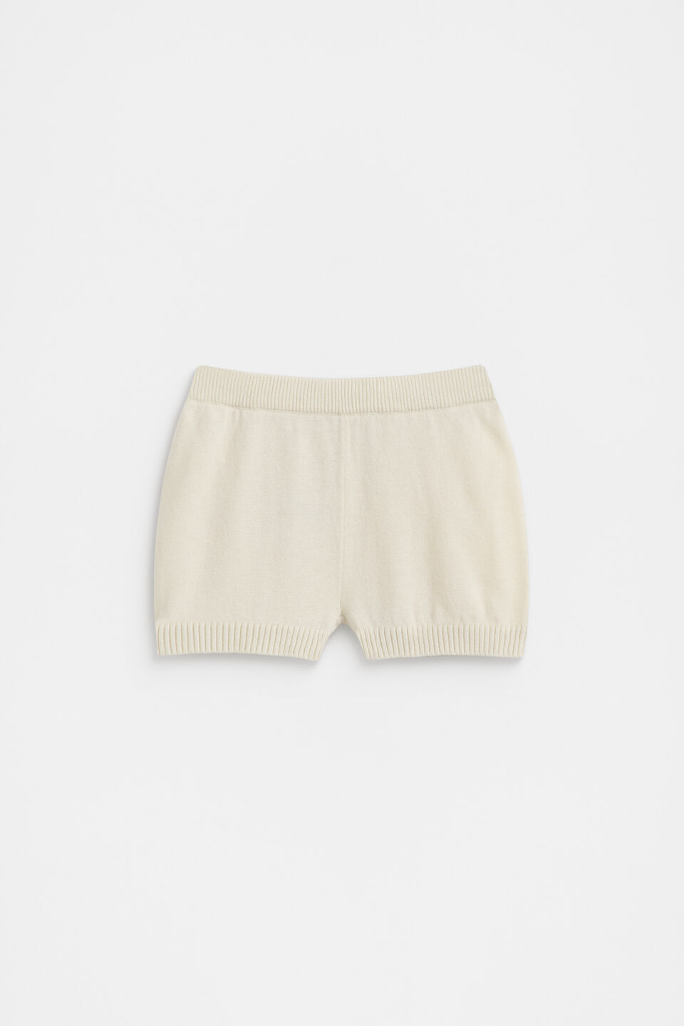 Knit Short  Milk