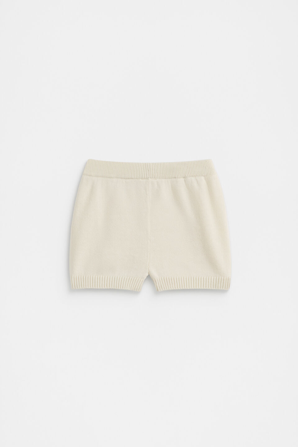 Knit Short  Milk